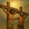 O ladrão na Cruz ao lado de Jesus: A esperança que nasce no último suspiro