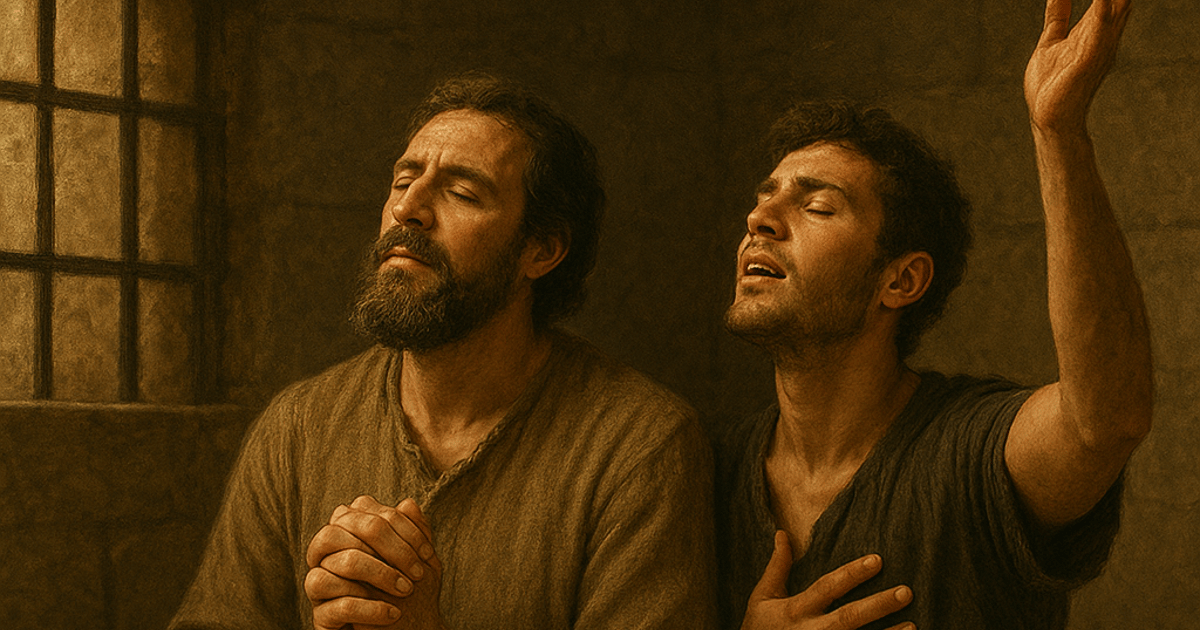 Paulo e Silas na prisão: o poder da oração e do louvor em meio à dor